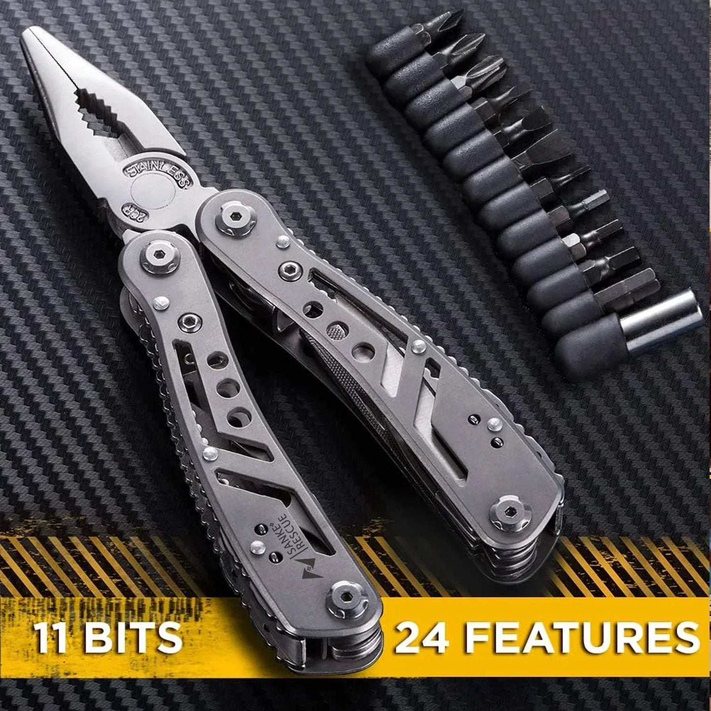 24-in-1 Tactical Multitool – The Ultimate Survival & Repair Companion