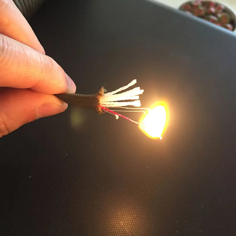 Military-Grade 10-Strand 650 Paracord with Fishing Line, Copper Wire & Fire Tinder