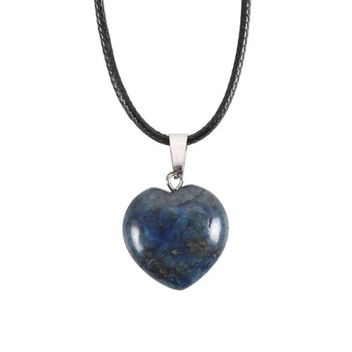 Lapis Lazuli Healing Heart Necklace – Truth, Wisdom & Inner Power