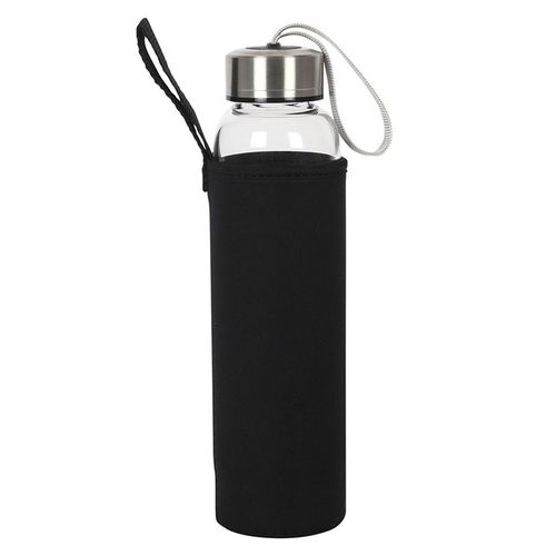 Amethyst Calming Glass Water Bottle – Infuse Every Sip with Serenity