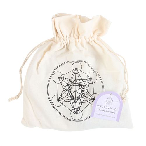 Metatron’s Cube Crystal Grid Set – Gateway to Sleep & Stillness