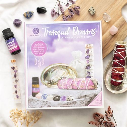 Tranquil Dreams – Sleep Wellness Crystal & Ritual Kit
