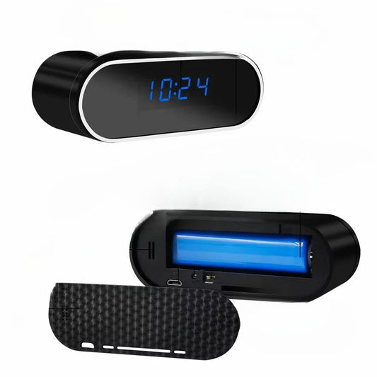 StealthGuard 4K WiFi Mini Camera Clock – Motion Detection, Infrared Night Vision & Remote Viewing