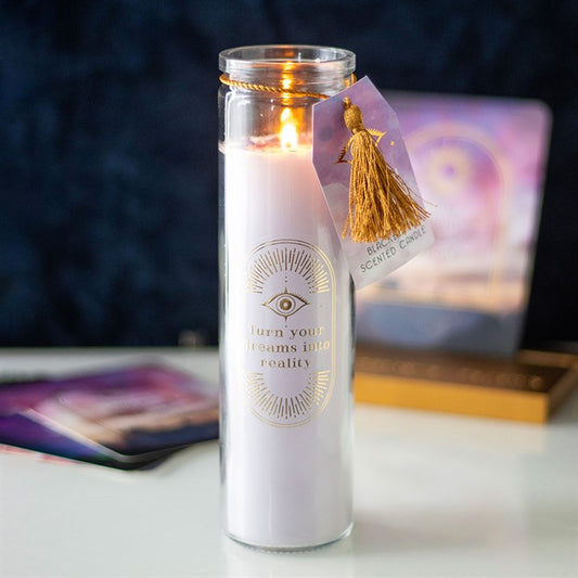 Blackberry & Amethyst Tube Candle – Calm Clarity for Dream Manifestation