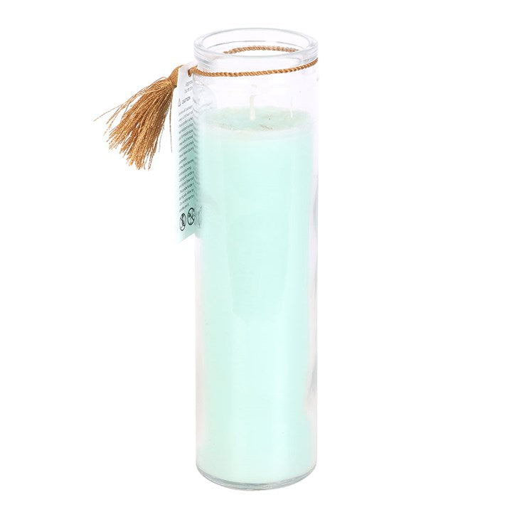 White Sage & Clear Quartz Tube Candle – Clarity, Cleansing & Conscious Manifestation