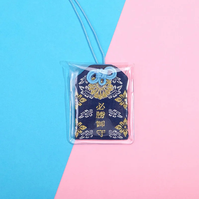 Japanese Prayer Omamori Pray Fortune Beauty Health Safety Lucky Charms Wealth Bag Guard Talisman Pendant Keychain Couple Gift