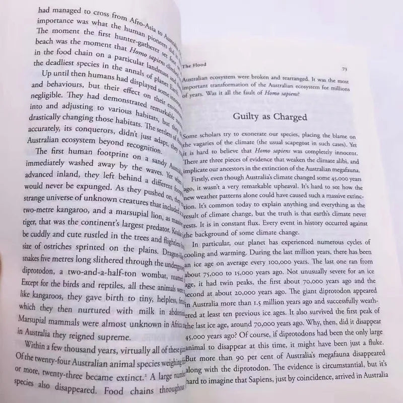 Sapiens: A Brief History of Humankind Yuval Noah Harari English Books Anthropological History Books Extracurricular Reading Book