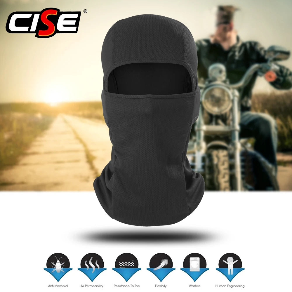 Breathable Motorcycle Balaclava Full Face Mask Cover Windproof Moto Motocross Cycling Ski Biker Snowboard Helmet Liner Men Women