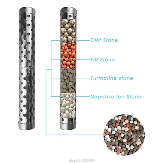 Alkaline pH Water Filter Portable Hydrogen Mineral Purifier ORP Stones FIR stones Negative Jy5 21 Dropship