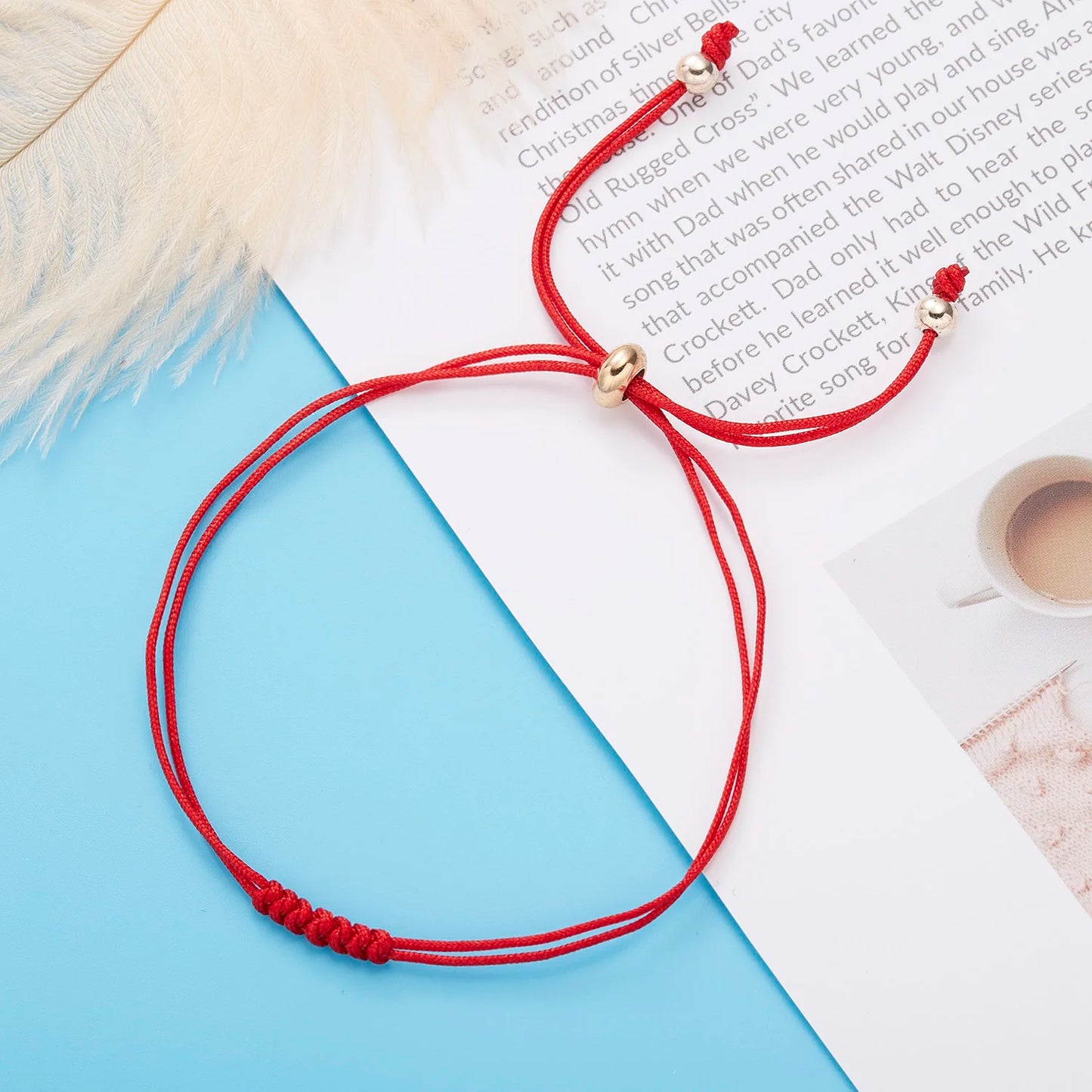 Fashion Red Rope Braided Bracelets Handmade Fashion Jewelry For Women Girls Female Friendship Red String Of Fate Bracelets Gifts