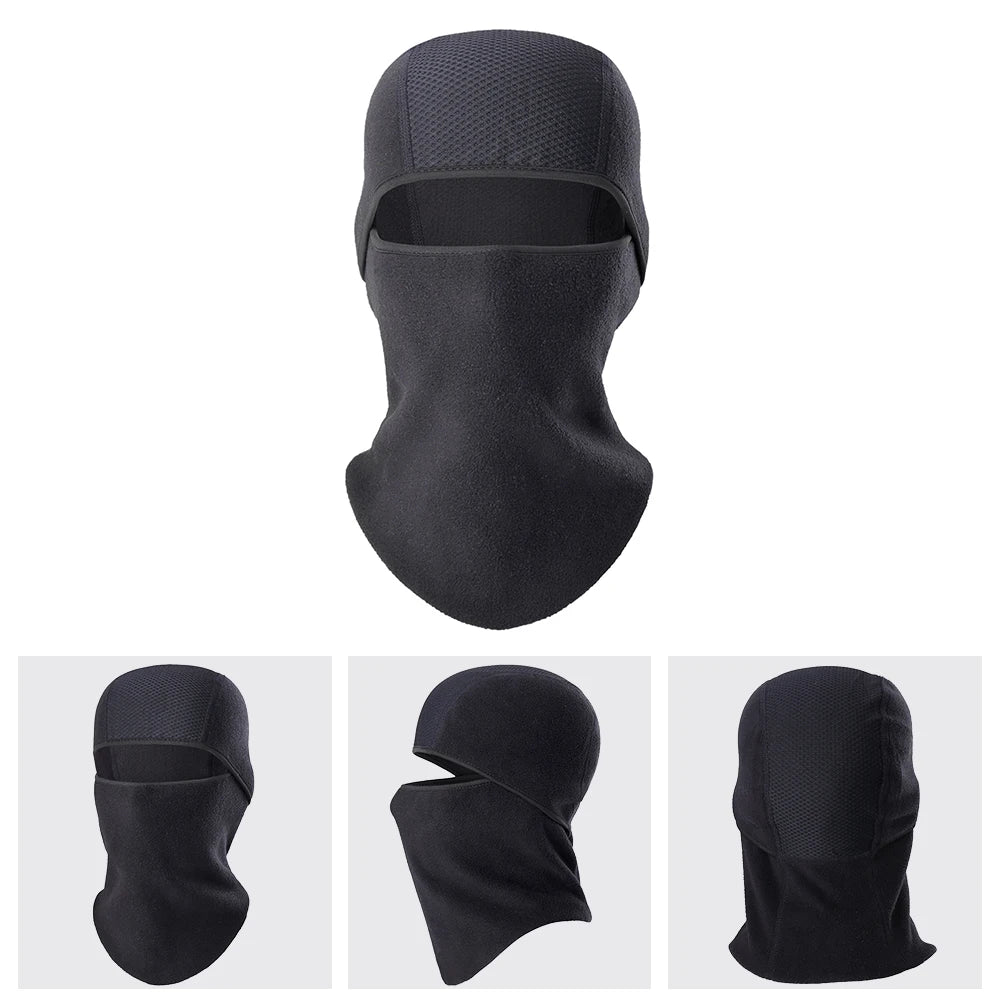 Motorcycle Full Face Mask Winter Warm Balaclava Moto Helmet Motocross Motorbike Windproof Racing Ski Biker Hood Hat Men Women