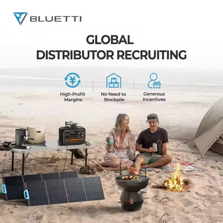 BLUETTI AC2P Portable Power Bank – 230Wh Mini Solar Generator (300W Output, LiFePO₄, UK-Compatible)
