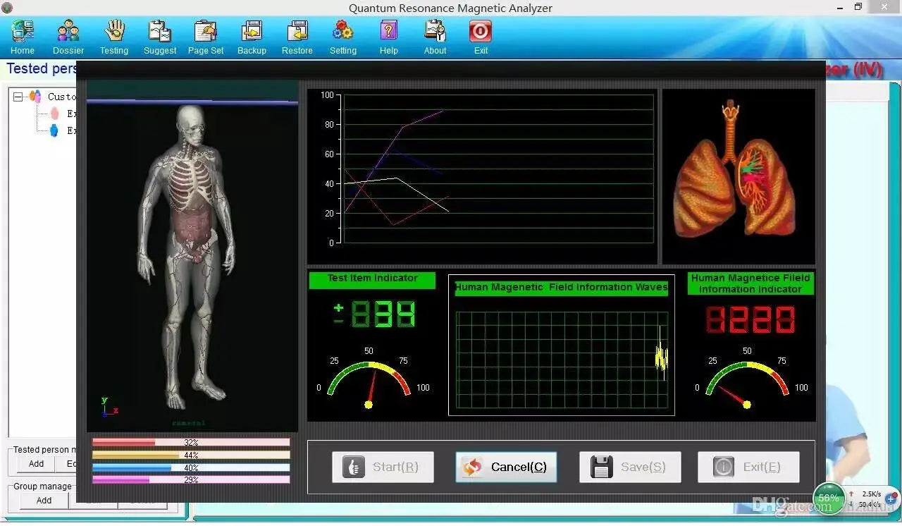 Quantum Resonance Magnetic Health Analyzer – 2025 Version with 62 Advanced Body Reports