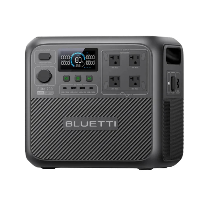 BLUETTI Elite 200 V2 Portable Power Station – 2600W AC Output, 2073Wh LiFePO₄ Battery