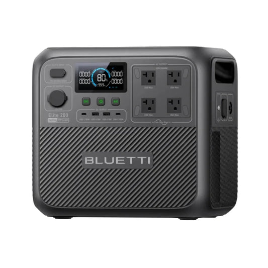 BLUETTI Elite 200 V2 Portable Power Station – 2600W AC Output, 2073Wh LiFePO₄ Battery