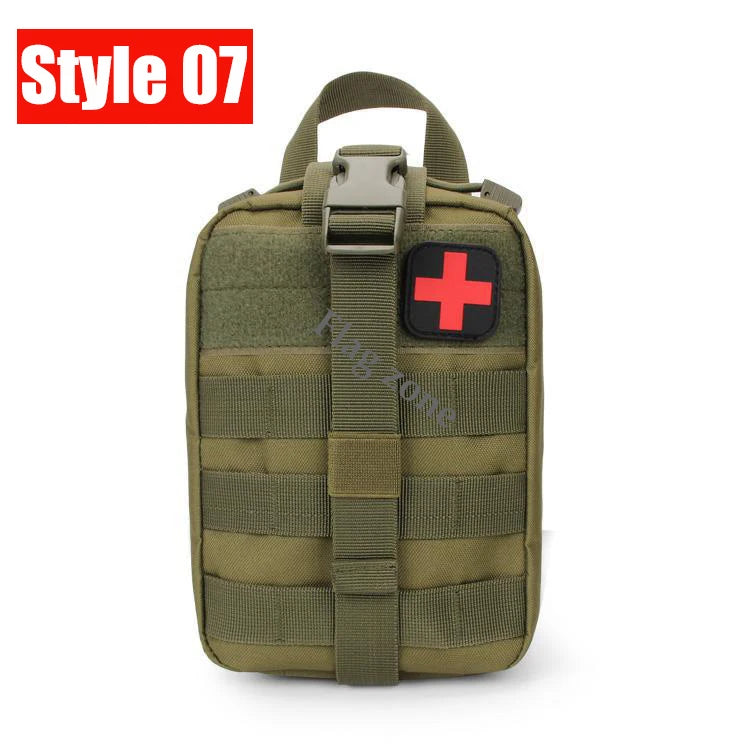 Molle Tactical Waist Bag Outdoor Emergency EDC Pouch Camping Medical Accessories Molle Tools Hunting Fanny Pack First Aid Kit