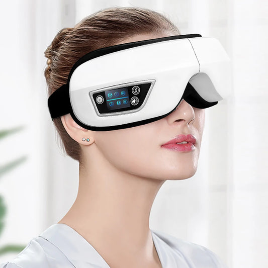 6D Smart Vibration Eye Therapy Massager Mask with Bluetooth Music