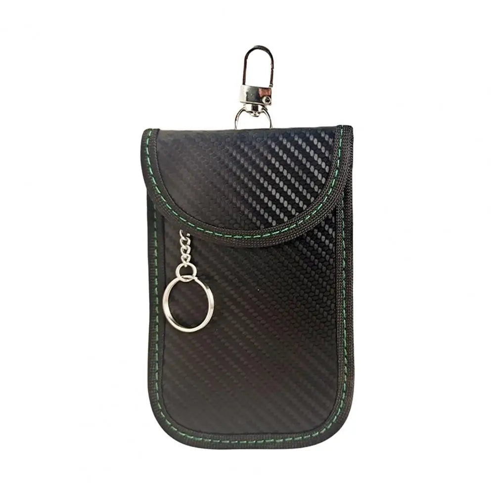 Car Key Pouch Signal-blocking Faraday Bag Key Case Anti-theft Car Key Storage Organizer with Wear Resistant Material