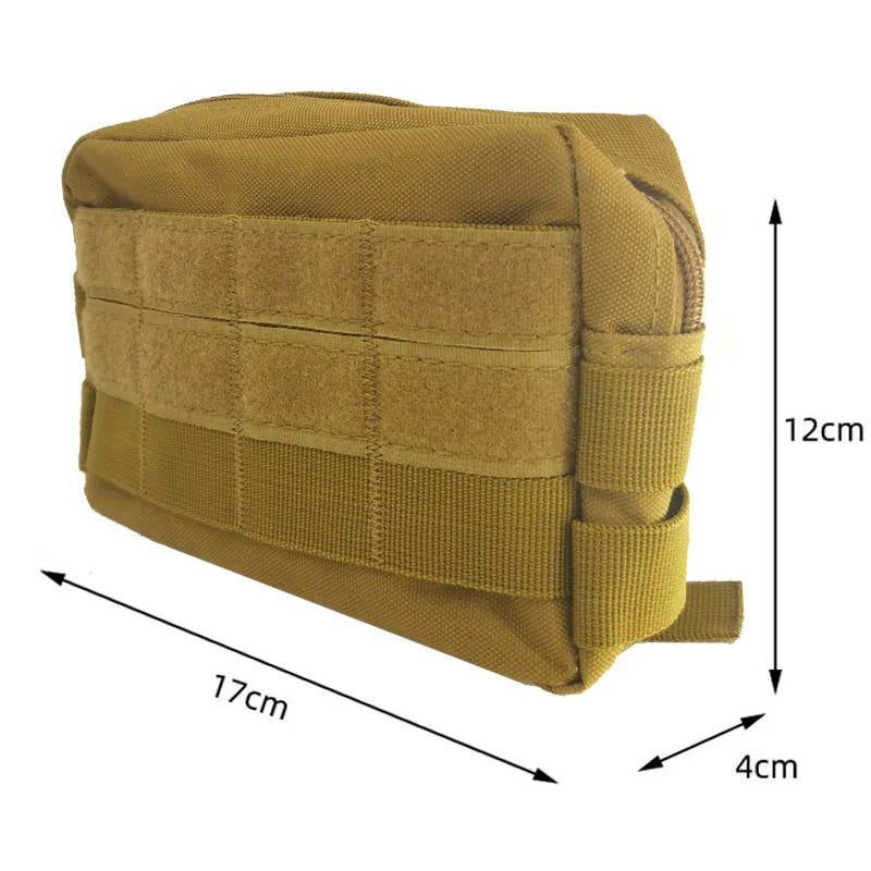 Molle Tactical Waist Bag Outdoor Emergency EDC Pouch Camping Medical Accessories Molle Tools Hunting Fanny Pack First Aid Kit