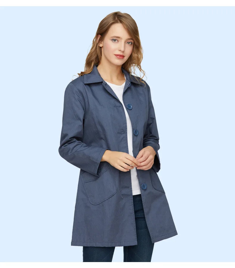 Genuine electromagnetic radiation protective overcoat Communication base station, High voltage line EMF shielding clothes