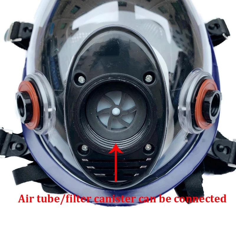 27in1 Full Face Gas Mask Chemical Biological Radioactive Contamination Gasmask Respirator Filter Radiation Dustproof Respirator