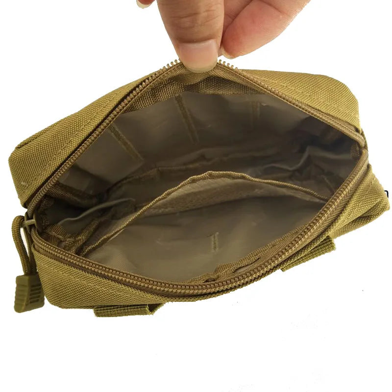 Molle Tactical Waist Bag Outdoor Emergency EDC Pouch Camping Medical Accessories Molle Tools Hunting Fanny Pack First Aid Kit