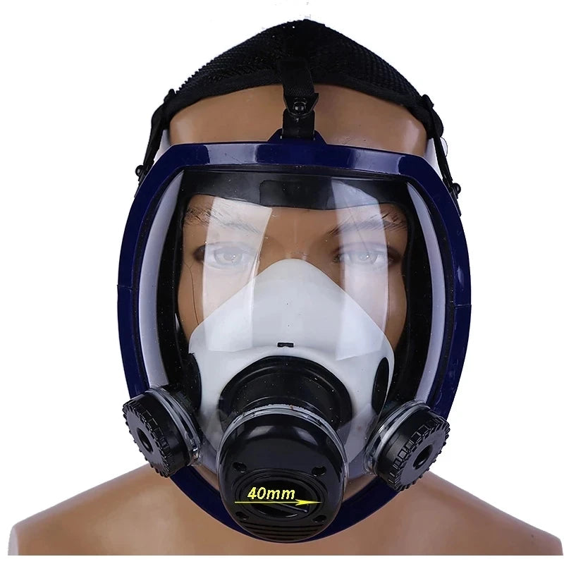 27in1 Full Face Gas Mask Chemical Biological Radioactive Contamination Gasmask Respirator Filter Radiation Dustproof Respirator