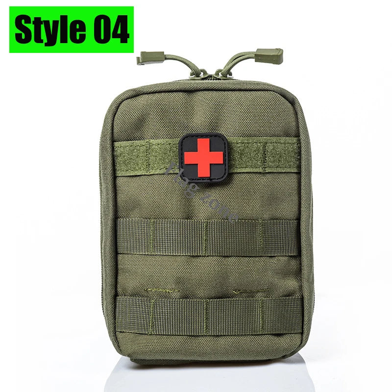 Molle Tactical Waist Bag Outdoor Emergency EDC Pouch Camping Medical Accessories Molle Tools Hunting Fanny Pack First Aid Kit