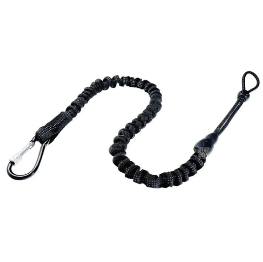 Anti-Fall Safety Bungee Lanyard with Carabiner – Urban Survival & Climbing Security Tool