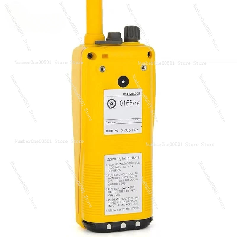 IC-GM1600E Suitable for Marine Lifeboat Radio Handheld Maritime Intercom Two-way GMDSS