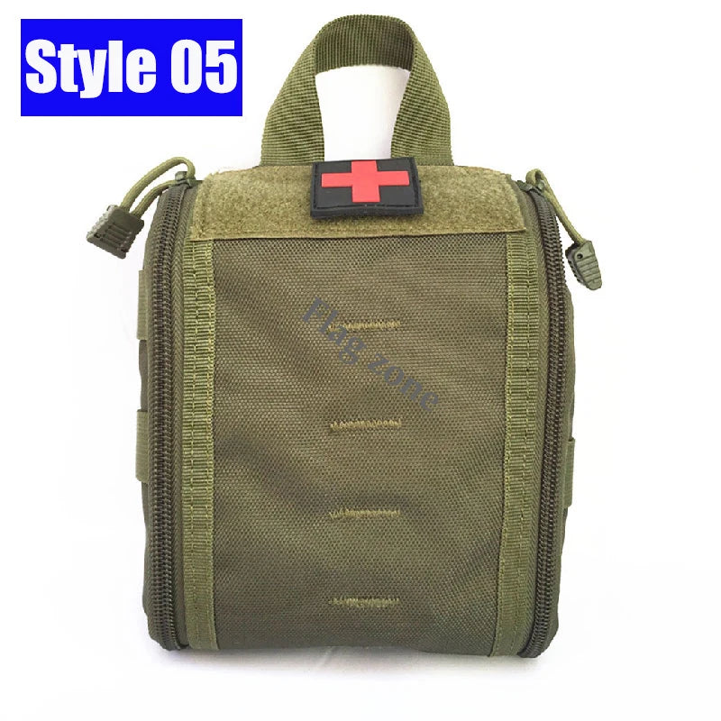 Molle Tactical Waist Bag Outdoor Emergency EDC Pouch Camping Medical Accessories Molle Tools Hunting Fanny Pack First Aid Kit