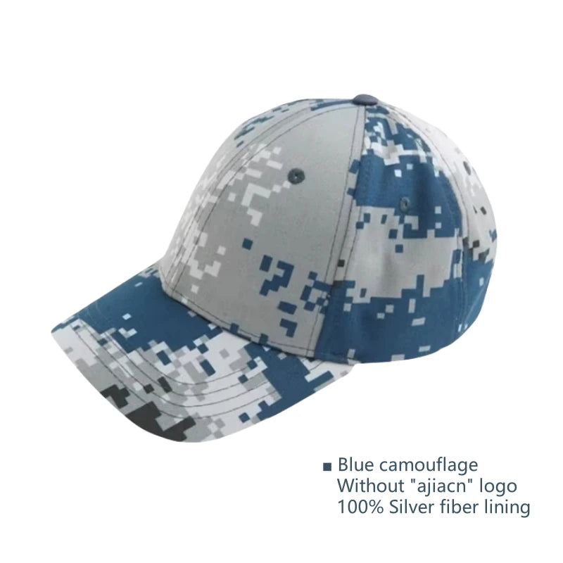 Genuine electromagnetic radiation protective baseball cap Mobile phone, computer, WIFI EMF shielding silver fiber lining cap