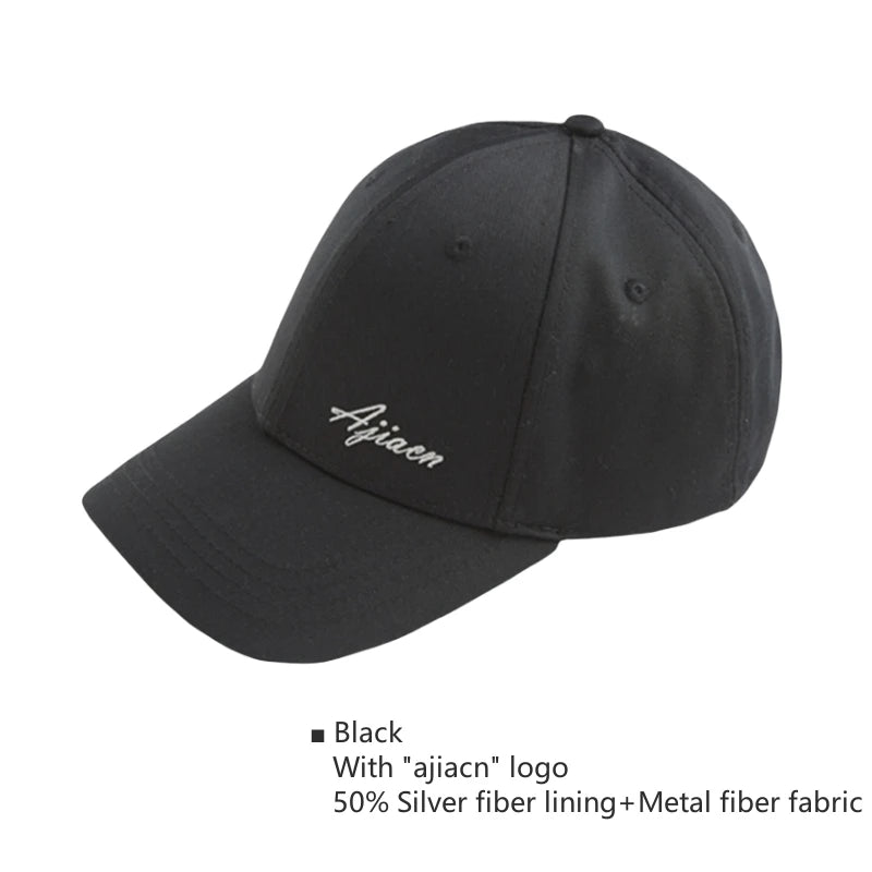 Genuine electromagnetic radiation protective baseball cap Mobile phone, computer, WIFI EMF shielding silver fiber lining cap