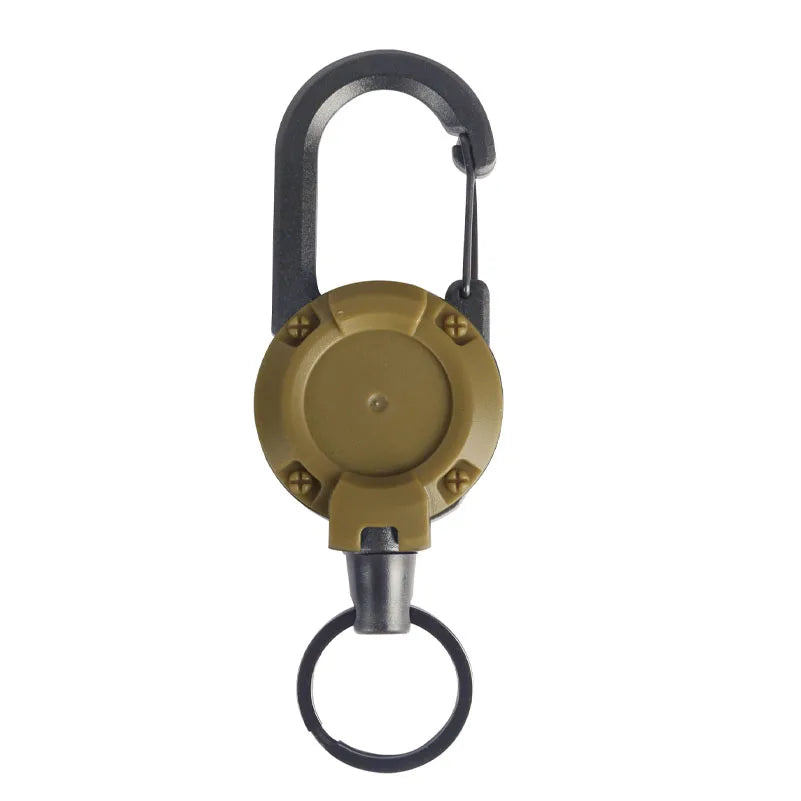 Heavy-Duty Retractable Anti-Theft Tactical Keychain