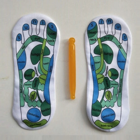 Reflexology Mapping Socks | The Body's Hidden Control Panel