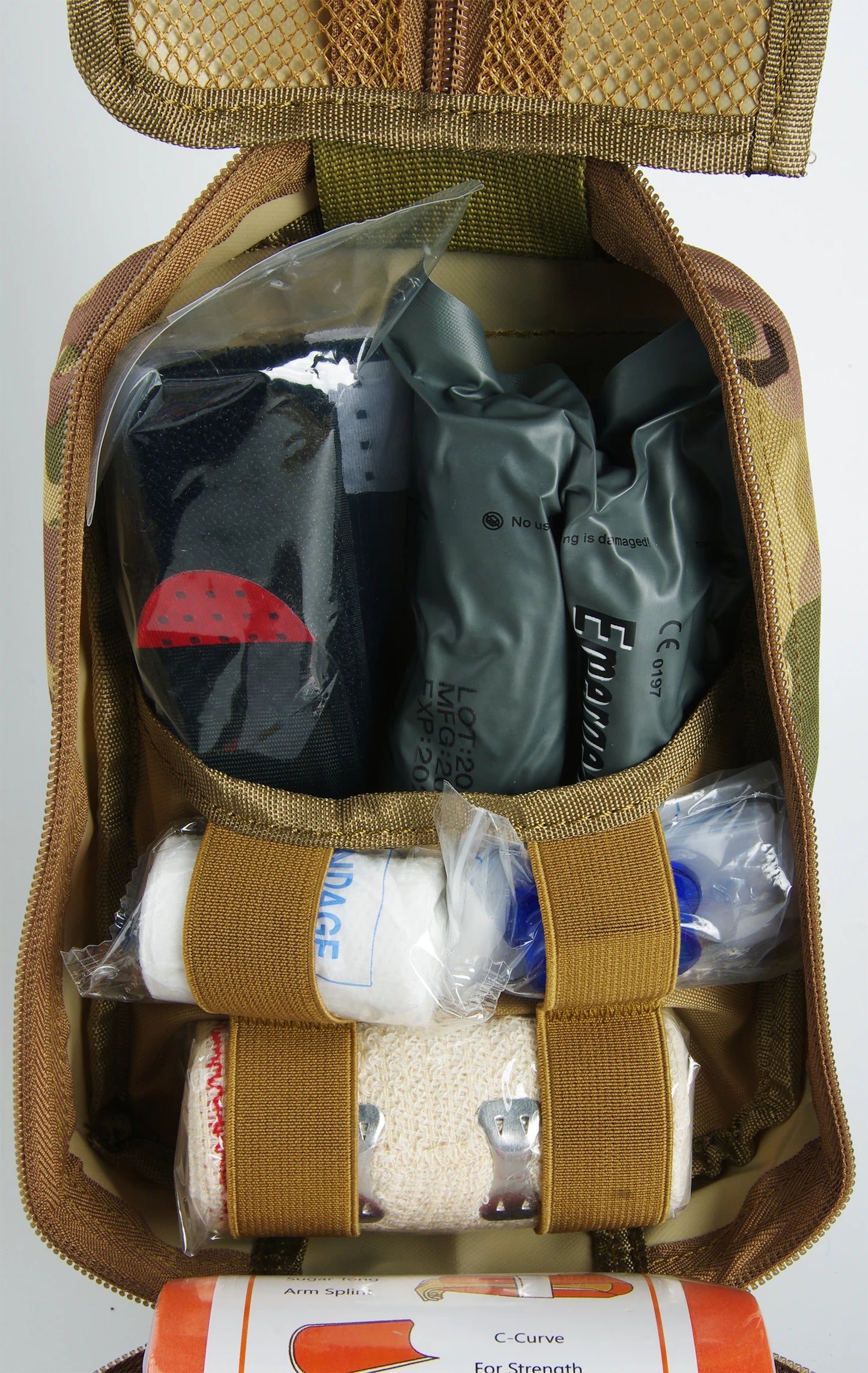 First Aid Kit Outdoor Survival Gear Molle Bag Medical Emergency IFAK Airway Military Tactical Tourniquet Bleeding Israel Bandage