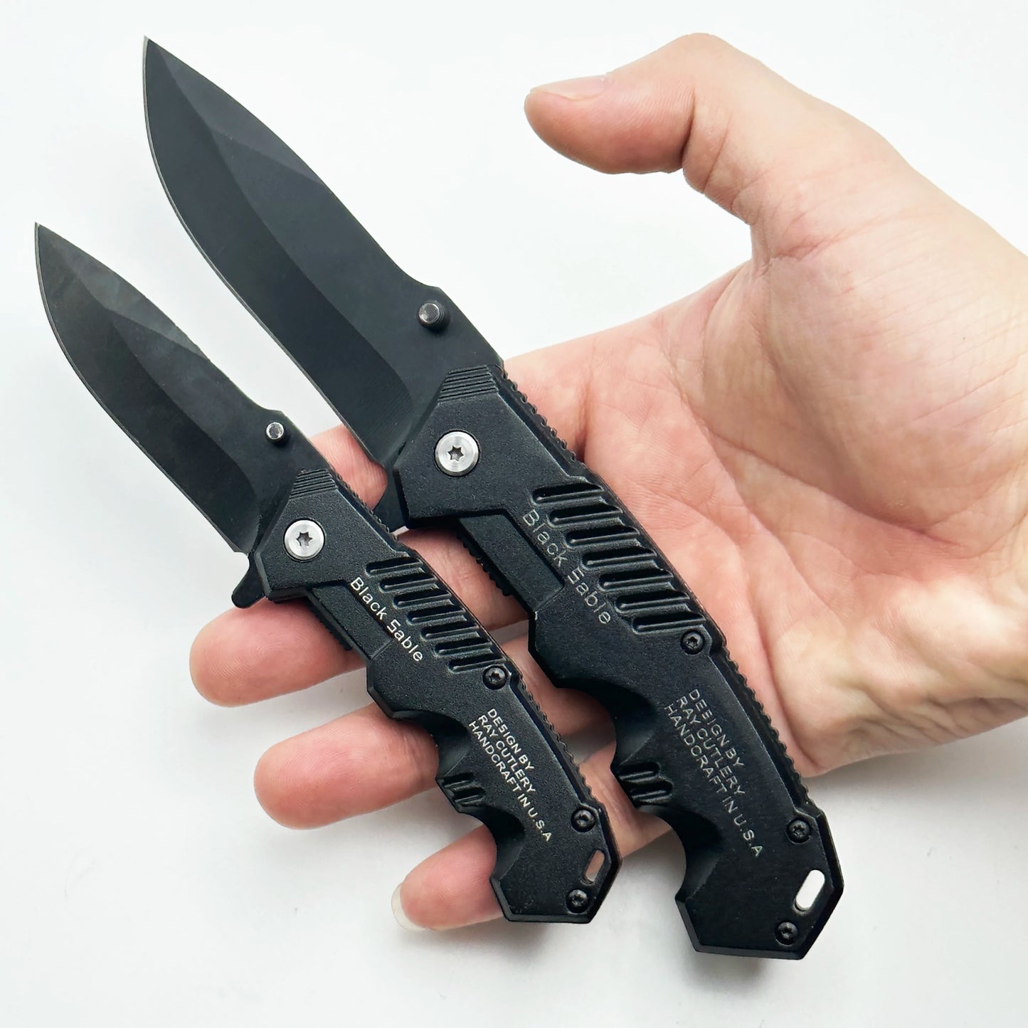 High-Hardness Folding Tactical Knife – Portable Outdoor Survival & Hunting Blade with Stainless Steel Handle