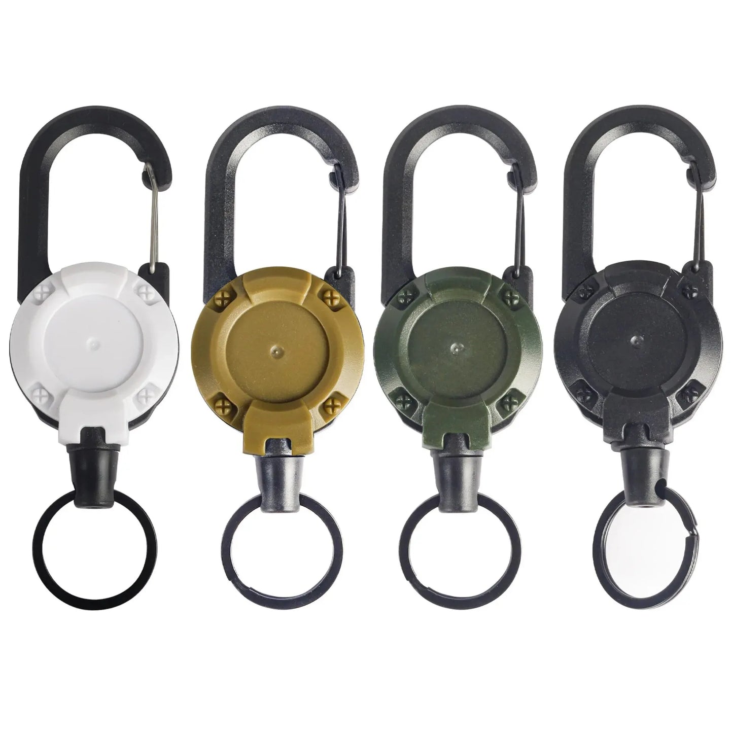 Heavy-Duty Retractable Anti-Theft Tactical Keychain