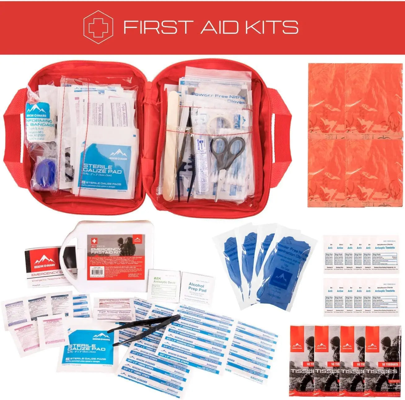 Disaster or Earthquake Emergency Survival Bug Out Bag Supplies for Families - 72 Hours of Disaster Preparedness Supplies