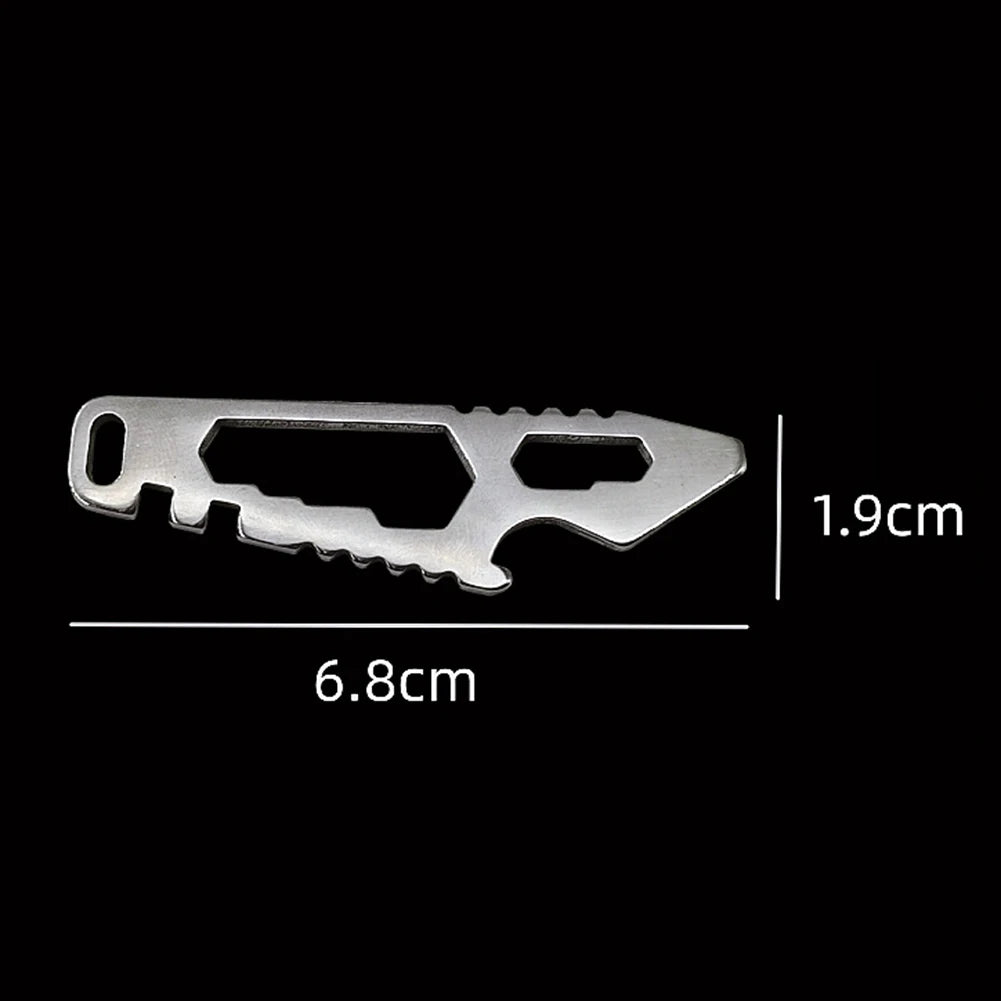 Multifunctional Pocket Tools Outdoor Gear Hex Wrench Bottle Opener Hex Key Wrench Universal Everyday Carry Pocket Tool