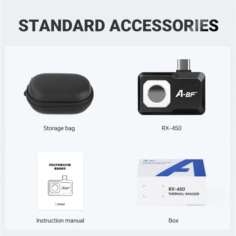 A-BF RX-450 Thermal Imaging Camera – Infrared Night Vision for Android (Type-C)
