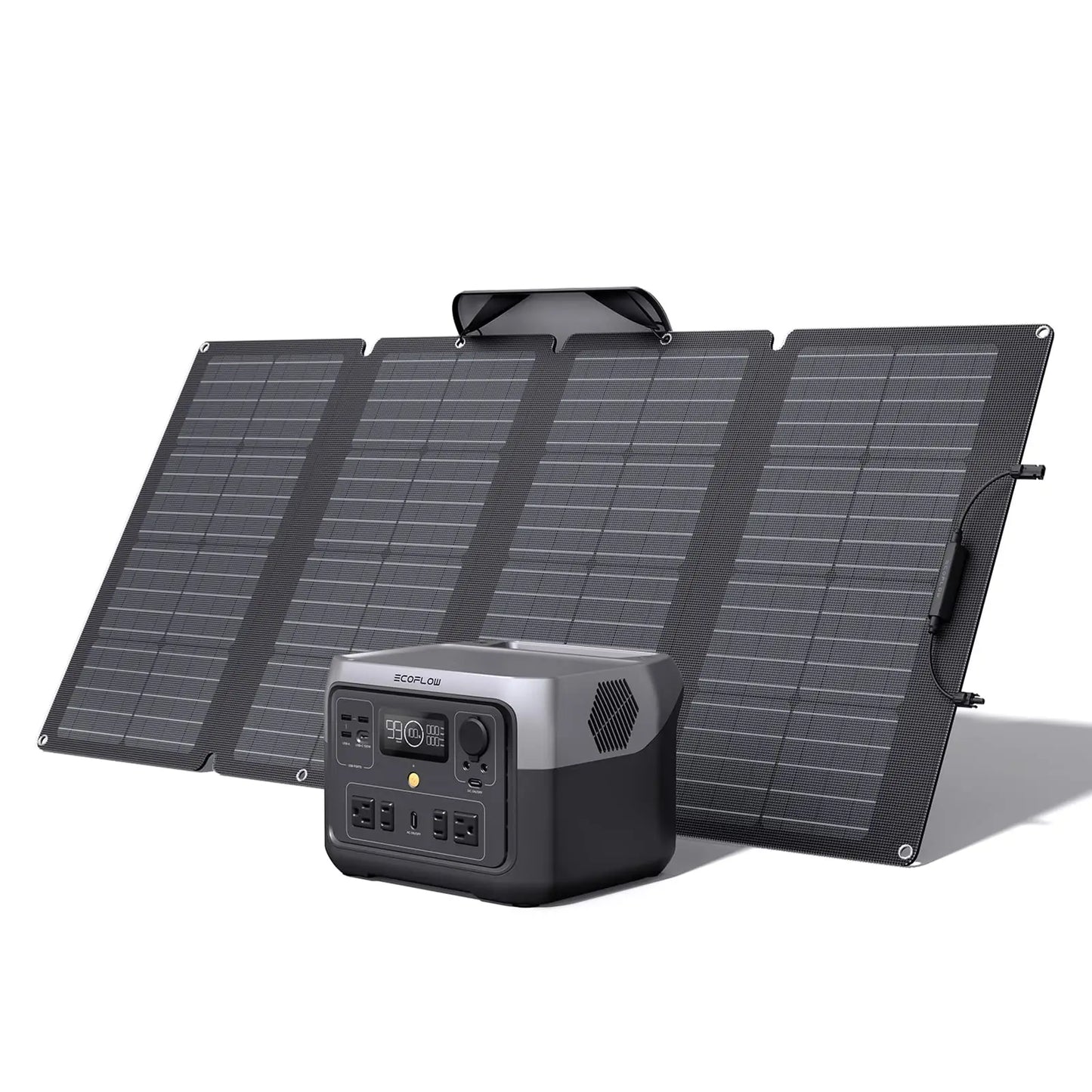 BLUETTI AC180 Portable Power Station – 1152Wh, 1800W Output, 2700W Surge, LiFePO₄, Solar + UPS, Wireless Charging