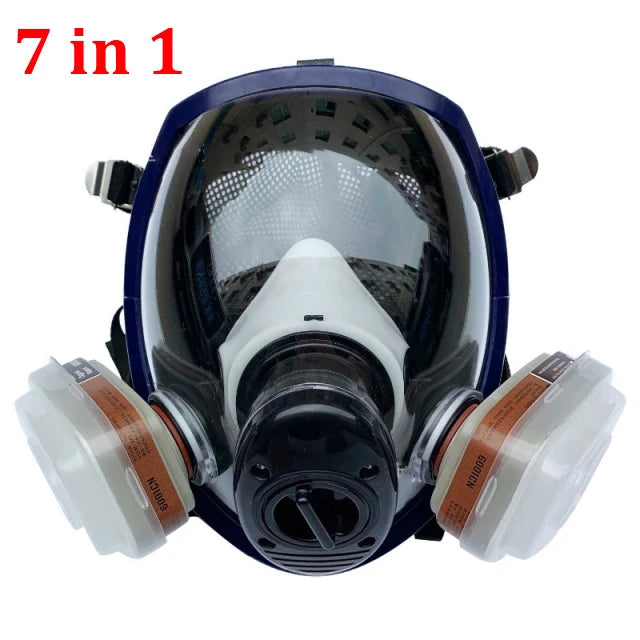 27in1 Full Face Gas Mask Chemical Biological Radioactive Contamination Gasmask Respirator Filter Radiation Dustproof Respirator