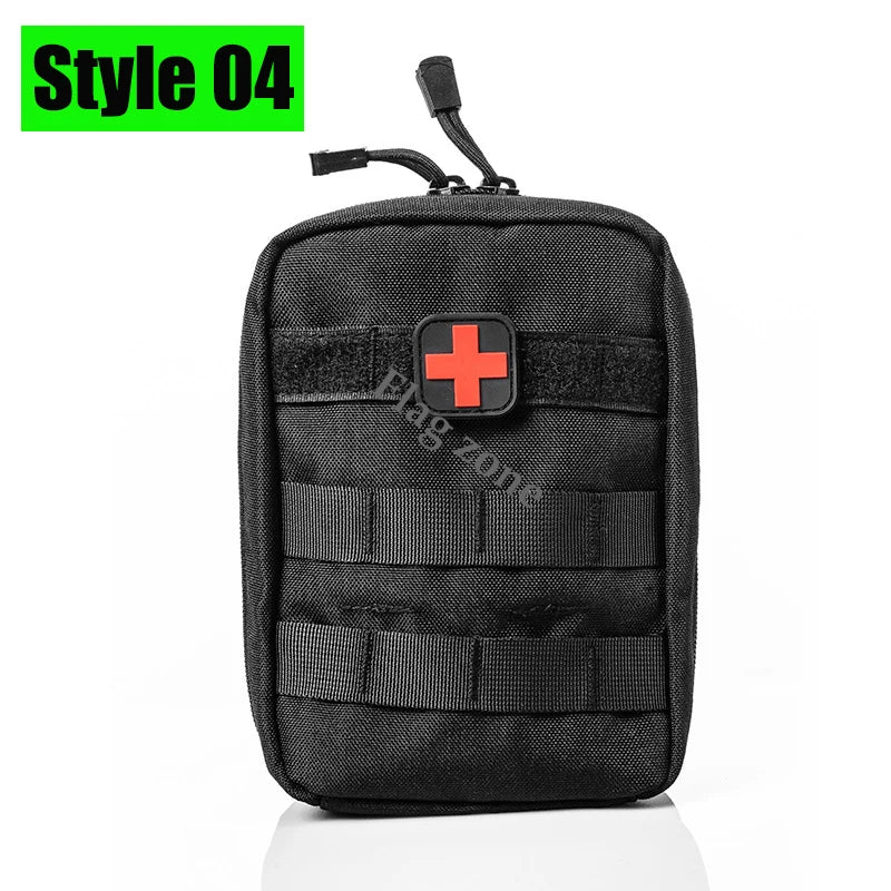 Molle Tactical Waist Bag Outdoor Emergency EDC Pouch Camping Medical Accessories Molle Tools Hunting Fanny Pack First Aid Kit