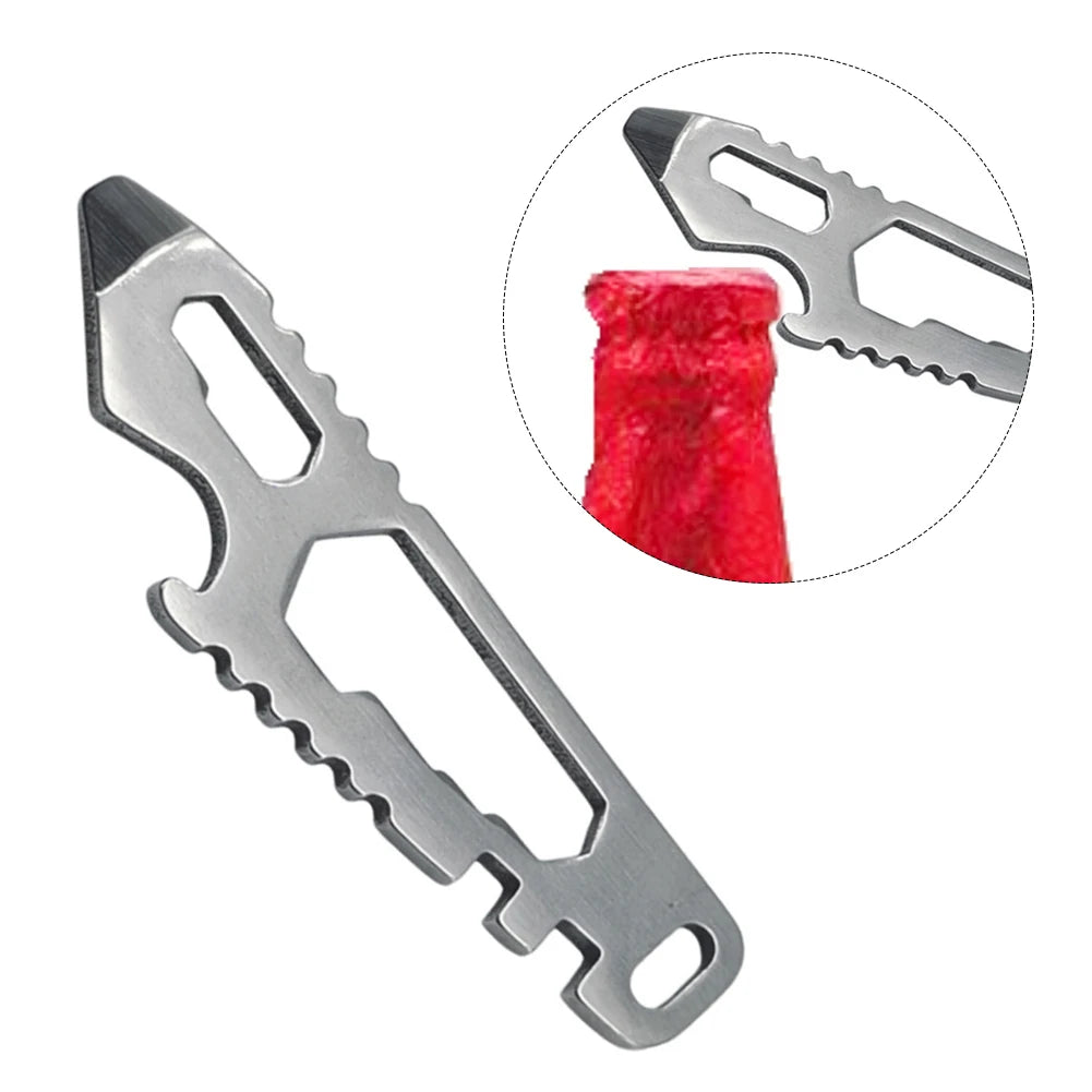 Multifunctional Pocket Tools Outdoor Gear Hex Wrench Bottle Opener Hex Key Wrench Universal Everyday Carry Pocket Tool