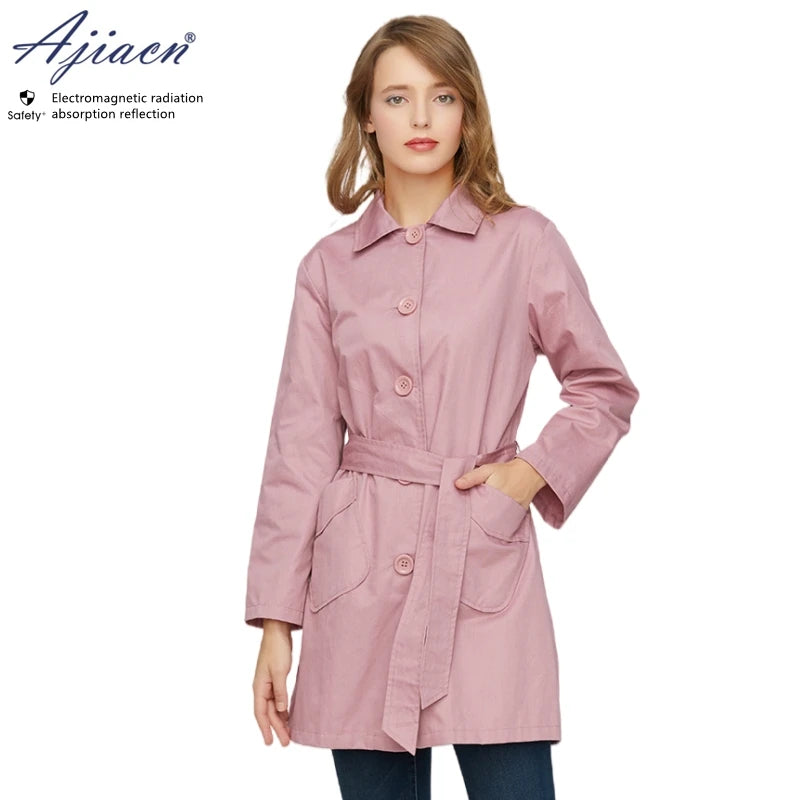 Genuine electromagnetic radiation protective overcoat Communication base station, High voltage line EMF shielding clothes