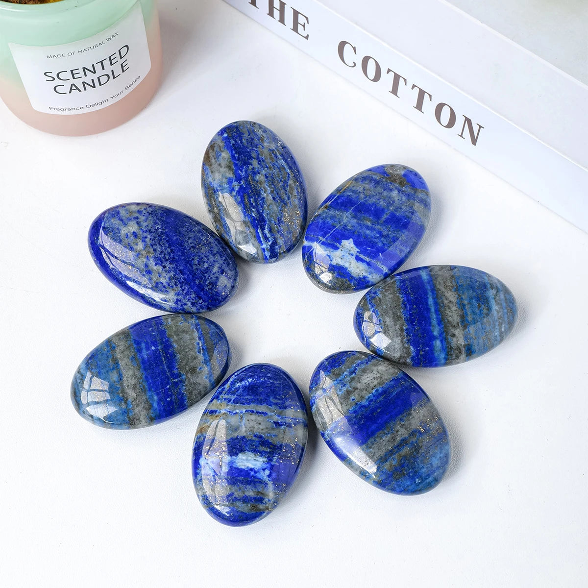 Lapis Lazuli Palm Stone | Pharaoh's Truth-Keeper