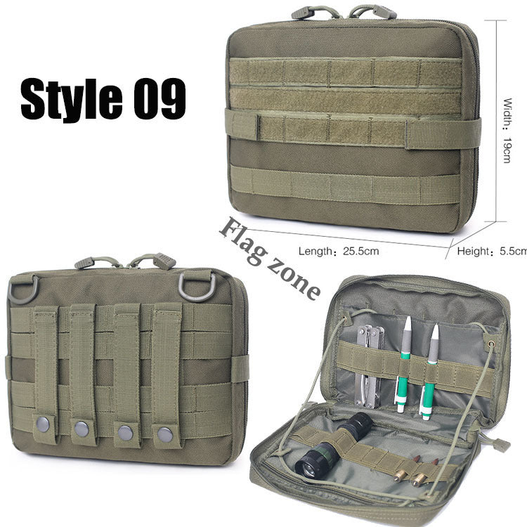 Molle Tactical Waist Bag Outdoor Emergency EDC Pouch Camping Medical Accessories Molle Tools Hunting Fanny Pack First Aid Kit