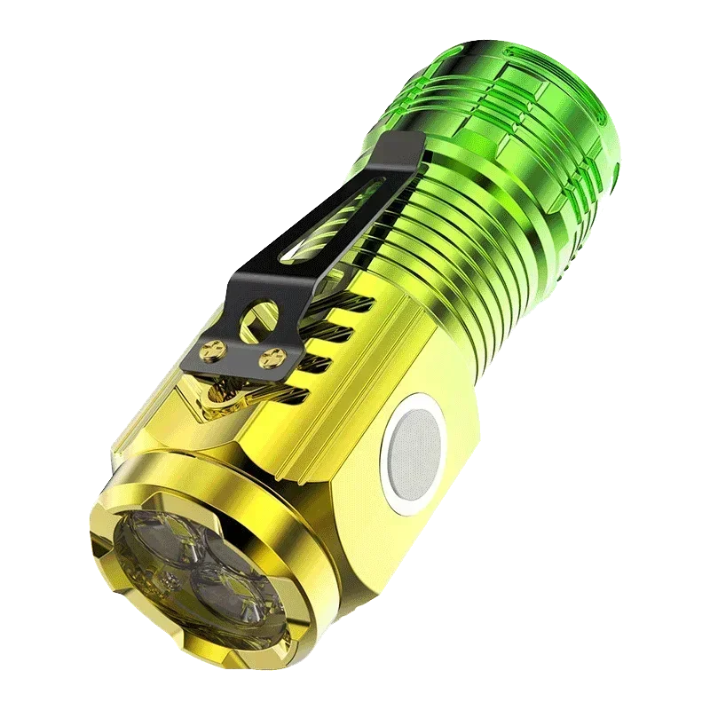 Mini Rechargeable LED Flashlight – Ultra-Bright 1000 Lumen Torch with Magnetic Base & Pocket Clip