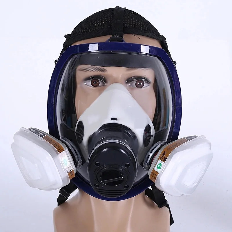 27in1 Full Face Gas Mask Chemical Biological Radioactive Contamination Gasmask Respirator Filter Radiation Dustproof Respirator